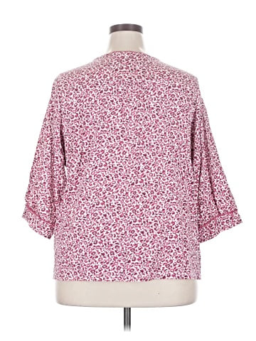 Lands' End 3/4 Sleeve Blouse (view 2)