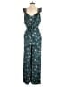 Matilda Jane 100% Lyocell Print Green Jumpsuit Size S - photo 1