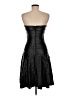 BCBGMAXAZRIA 100% Polyurethane Metallic Black Cocktail Dress Size 8 - photo 2
