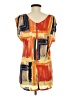 One September Orange Short Sleeve Blouse Size S - photo 2