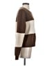 J.Crew 100% Cashmere Color Block Brown Cashmere Pullover Sweater Size S - photo 4