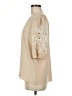 Ann Taylor 100% Polyester Tan 3/4 Sleeve Blouse Size M - photo 5