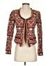 Maison Scotch Print Brown Jacket Size Sm (1) - photo 1