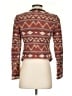 Maison Scotch Print Brown Jacket Size Sm (1) - photo 2