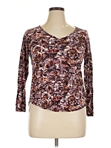 Simply Vera Vera Wang 3/4 Sleeve Top (view 1)