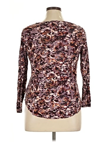 Simply Vera Vera Wang 3/4 Sleeve Top (view 2)