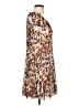 Next Animal Print Brown Casual Dress Size 10 - photo 4