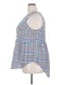 Torrid 100% Rayon Blue Sleeveless Button-Down Shirt Size 2X Plus (2) - photo 5
