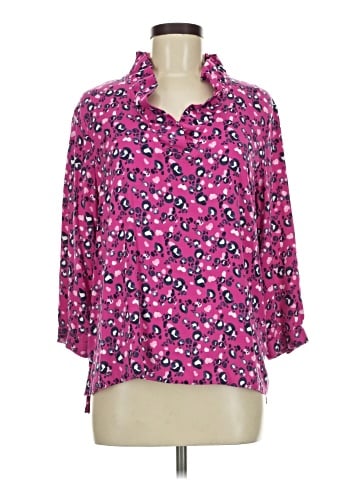 Crown & Ivy Long Sleeve Polo (view 1)