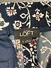 Ann Taylor LOFT Print Blue Casual Pants Size S - photo 7