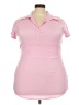 Cotton Express Pink Short Sleeve Blouse Size 2X - photo 1