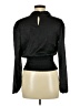 Self Esteem Black Long Sleeve Blouse Size M - photo 2