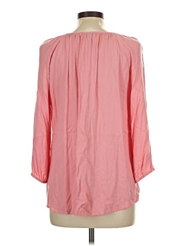 fleur bleue 3/4 Sleeve Blouse (view 2)
