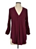 VICI Burgundy 3/4 Sleeve Blouse Size S - photo 1