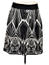 Worthington Graphic Black Casual Skirt Size 8 - photo 1