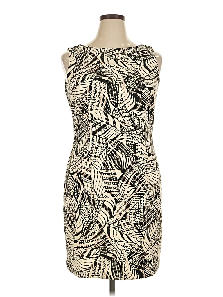 Pre-owned Agb Cocktail Dress In Ivory