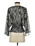 Allison Taylor 100% Polyester Silver 3/4 Sleeve Blouse Size S - photo 2