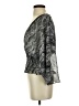 Allison Taylor 100% Polyester Silver 3/4 Sleeve Blouse Size S - photo 5
