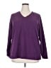 Made for Life 100% Polyester Purple Pullover Sweater Size 2X - photo 1