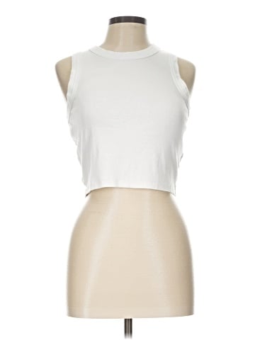 Madewell Supima&reg; Rib Crop Tank (view 1)