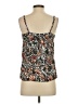 Aqua Floral Multi Color Orange Sleeveless Top Size S - photo 2