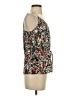 Aqua Floral Multi Color Orange Sleeveless Top Size S - photo 4