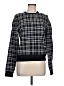 A.L.C. Checkered-gingham Black Pullover Sweater Size L - photo 1