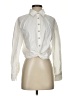 Elan 100% Cotton Ivory Long Sleeve Blouse Size S - photo 1