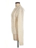 Vince. Argyle Solid Ivory Long Sleeve Top Size M - photo 5