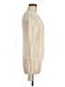 Vince. Argyle Solid Ivory Long Sleeve Top Size M - photo 4