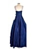 Betsy & Adam 100% Polyester Blue Cocktail Dress Size 4 - photo 2