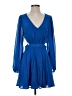 Pink Lily Solid Blue Cocktail Dress Size S - photo 1