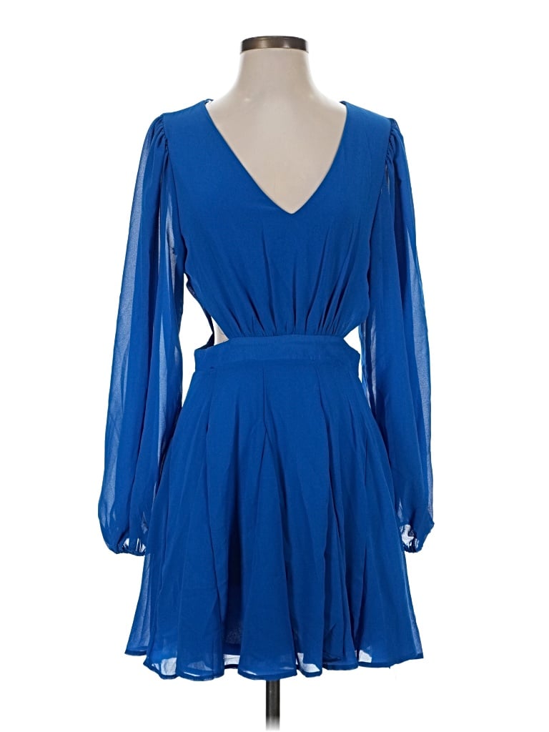 Pre-owned Pink Lily Cocktail Dress In Blue
