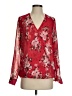 Kut from the Kloth 100% Polyester Red Long Sleeve Blouse Size S - photo 1