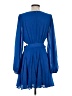 Pink Lily Solid Blue Cocktail Dress Size S - photo 2