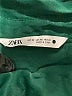 Zara Solid Green Long Sleeve Button-Down Shirt Size XS - photo 7