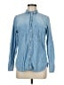 J.Crew 100% Cotton Blue Long Sleeve Button-Down Shirt Size 6 - photo 1