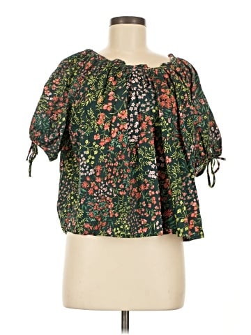 Ann Taylor LOFT Short Sleeve Blouse (view 1)