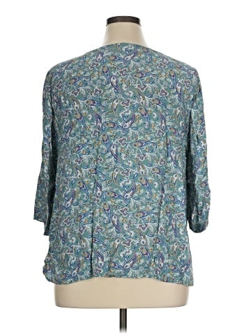 J.Jill 3/4 Sleeve Blouse (view 2)