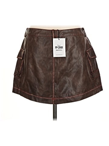 Princess Polly Faux Leather Skirt (view 2)
