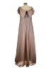 Betsy & Adam Metallic Brown Pink Cocktail Dress Size 14 - photo 2