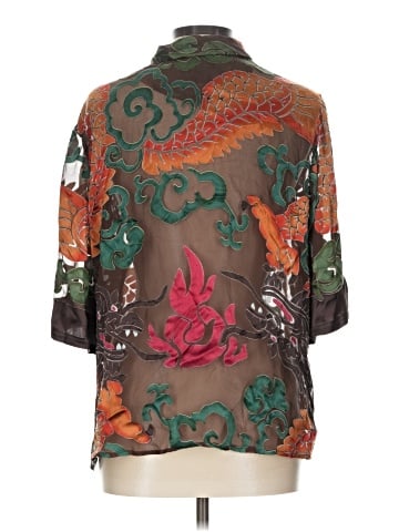 Citron Santa Monica Collection 3/4 Sleeve Blouse (view 2)