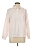 Gloria Vanderbilt Stripes Pink Long Sleeve Blouse Size L - photo 1
