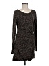 Peruvian Connection Animal Print Brown Casual Dress Size M - photo 1