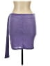 Akira Solid Purple Casual Skirt Size L - photo 2