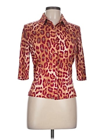 Diane von Furstenberg 3/4 Sleeve Silk Top (view 1)