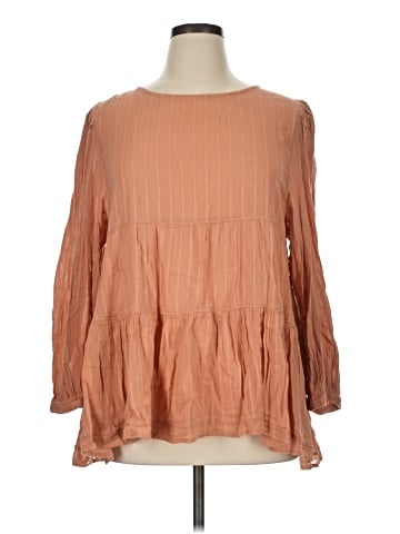 American Eagle Outfitters Long Sleeve Blouse (view 1)