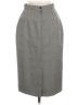 Austin Reed 100% Wool Plaid Gray Wool Skirt Size 6 - photo 2