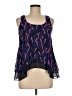Xhilaration 100% Polyester Blue Sleeveless Blouse Size M - photo 1