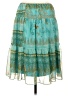 Sag Harbor 100% Polyester Paisley Teal Casual Skirt Size 10 (petite) - photo 2
